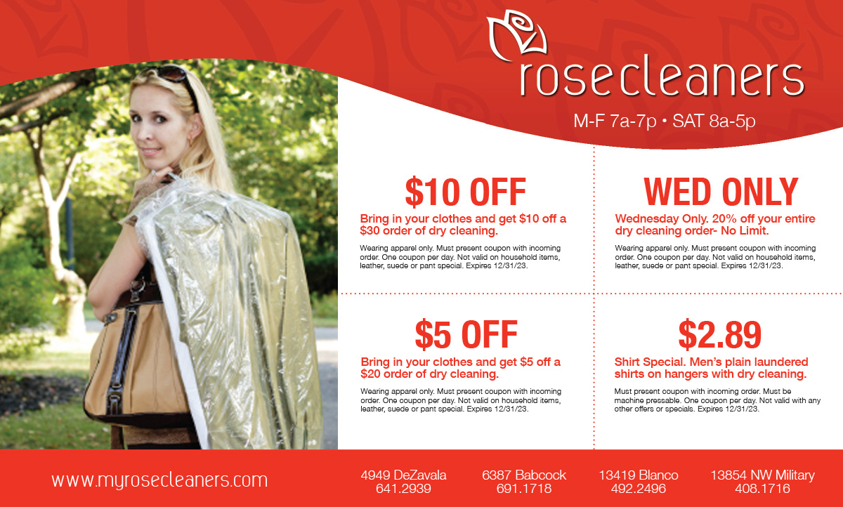 Rose Cleaners Web Coupons